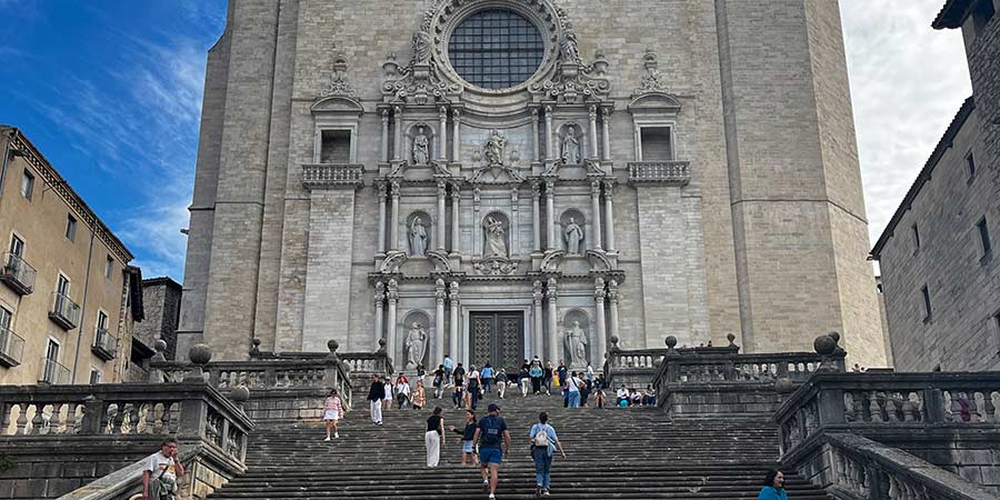 Girona cathedral from the outside